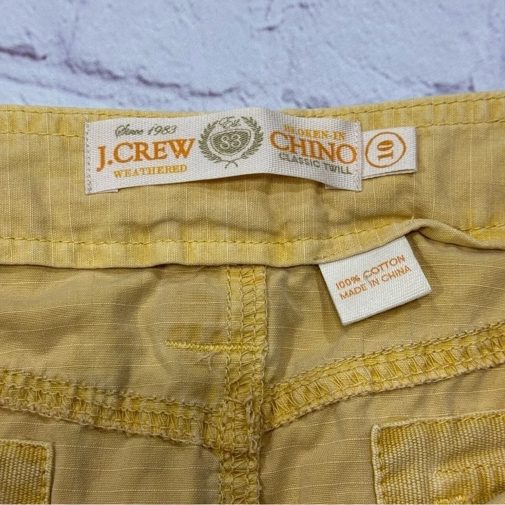 J.CREW broken in chino Classic Twill cargo pocket skirt Y2K vintage size 10 GUC